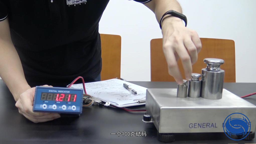 GMT-P1稱(chēng)重顯示器的標(biāo)定方法的無(wú)砝碼標(biāo)定